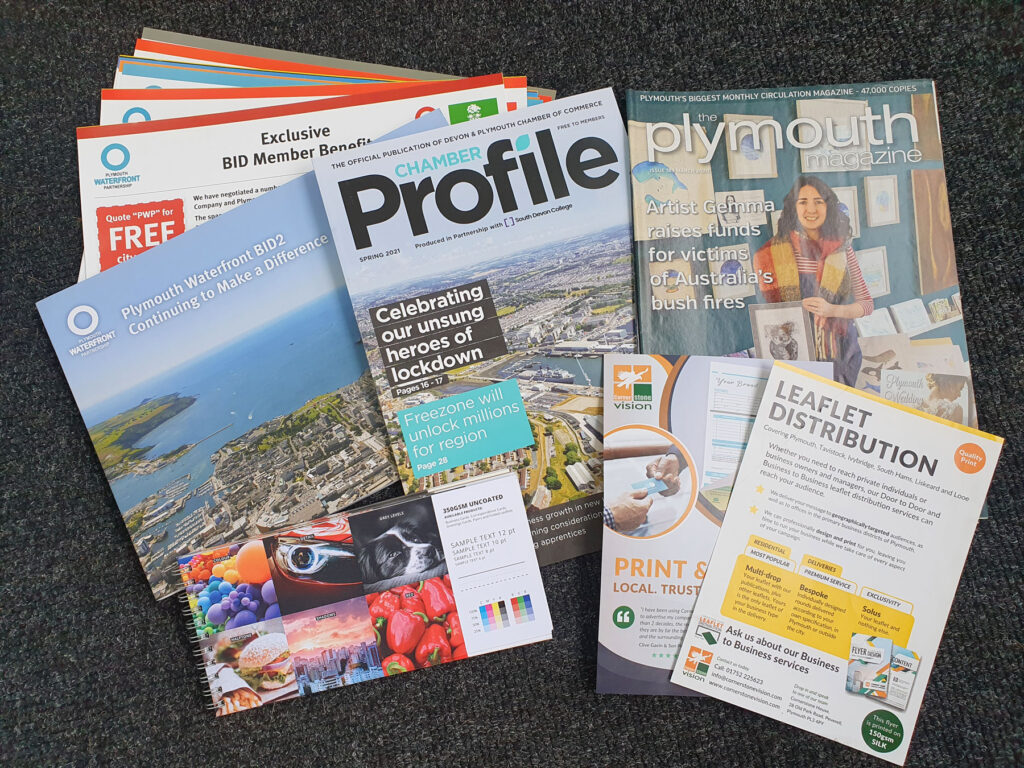 Design and Print in Plymouth at Cornerstone Vision