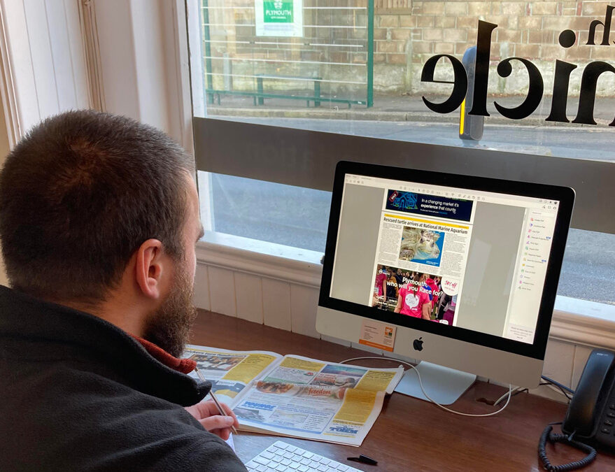 ‘It’s going to be a big year for Plymouth,’ says our new graphic designer, Louis Chadwick